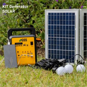 Kit solar para acampar