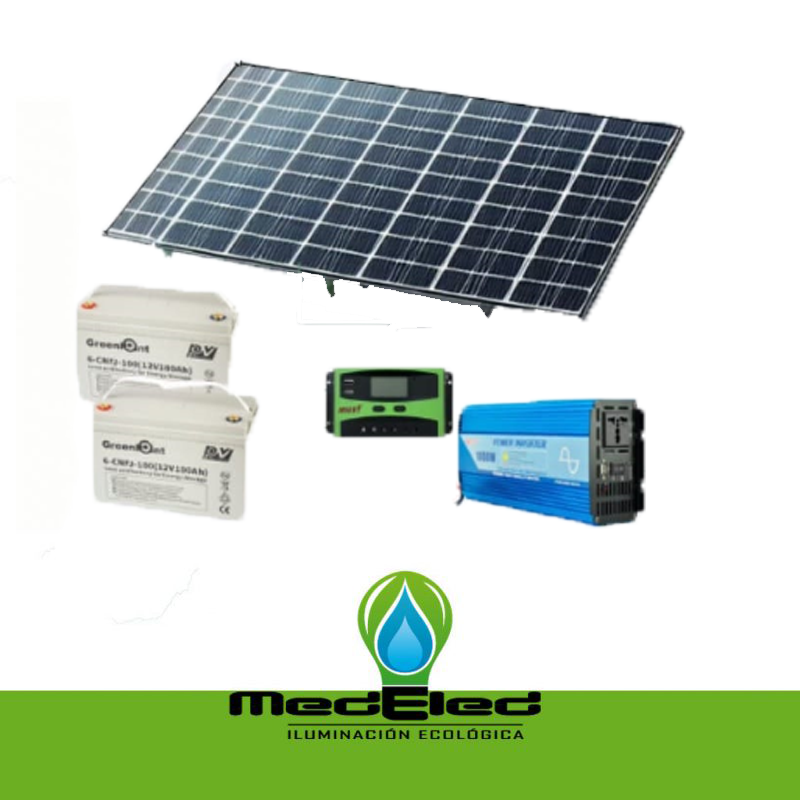 kit solar nevera, planta solar para nevera